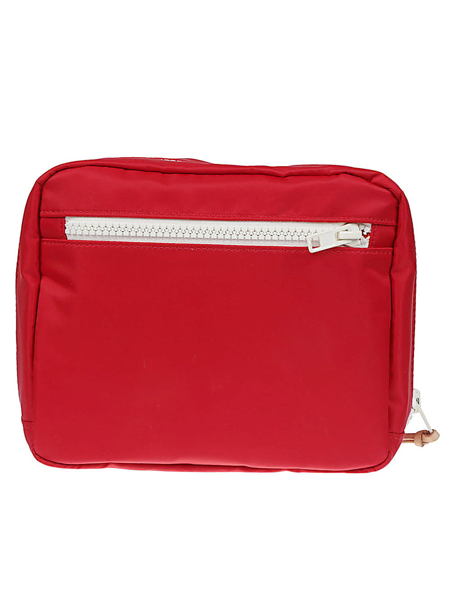 Floyd 032C Nylon Wash Bag For Men Compact 4L Travel Organizer Neatly Stores Toiletries In Bold Red
