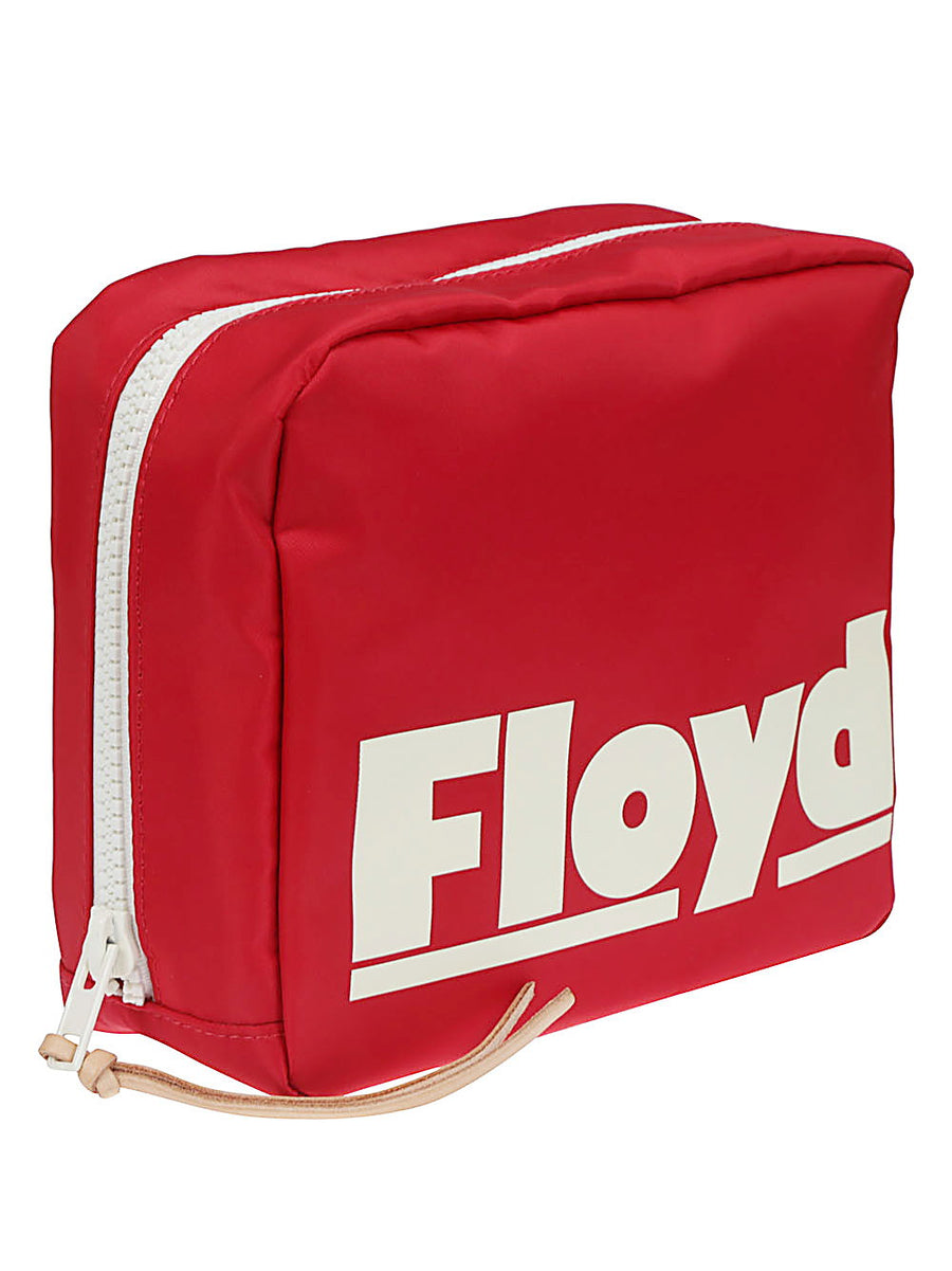 Floyd 032C Nylon Wash Bag For Men Compact 4L Travel Organizer Neatly Stores Toiletries In Bold Red
