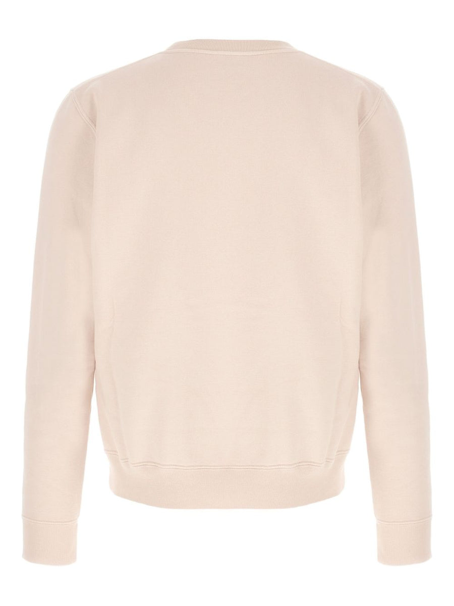 Saint Laurent Cassandre Logo Sweatshirt For Men In Powder Pink Cotton Minimalist Luxury