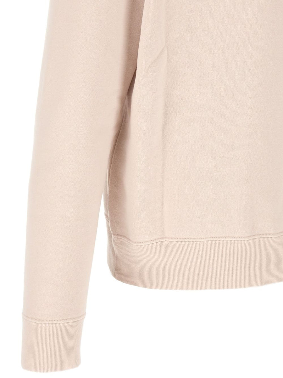 Saint Laurent Cassandre Logo Sweatshirt For Men In Powder Pink Cotton Minimalist Luxury