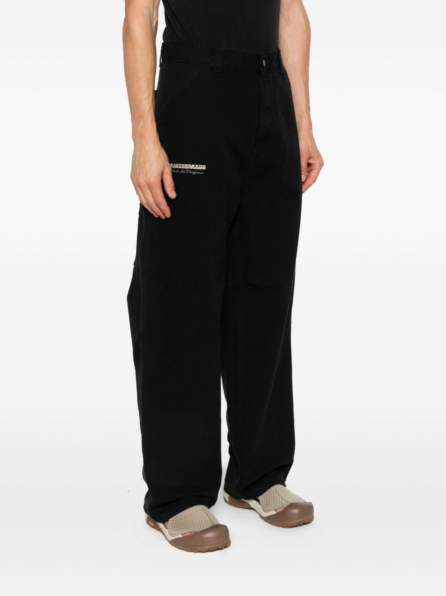 Carhartt WIP Silk And Nylon OG Single Knee Graphic Trousers For Men Durable Workwear