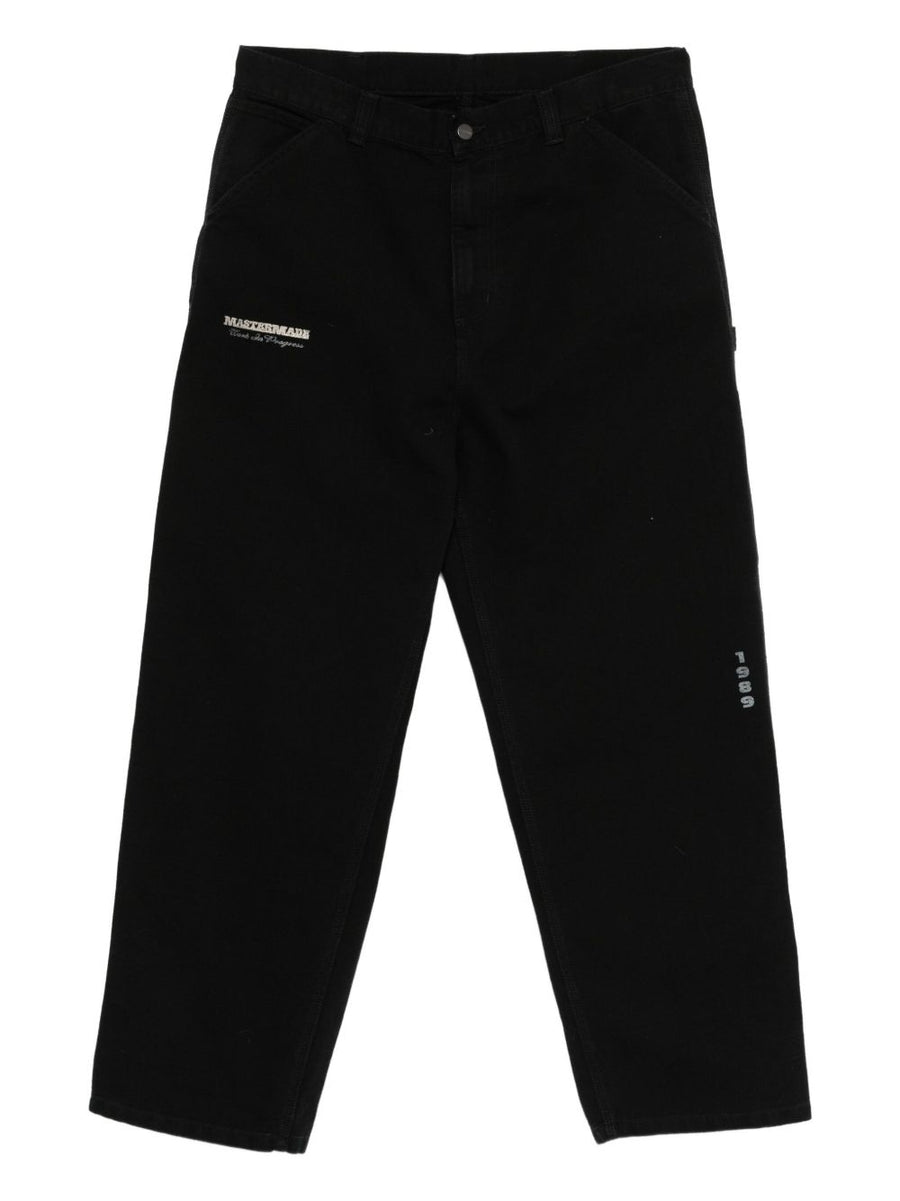 Carhartt WIP Silk And Nylon OG Single Knee Graphic Trousers For Men Durable Workwear