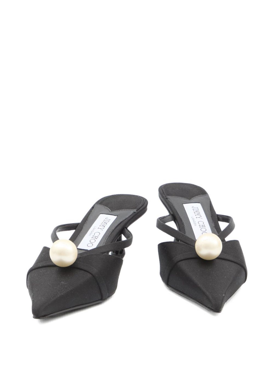 Jimmy Choo 50mm Sana pearl-embellished mules