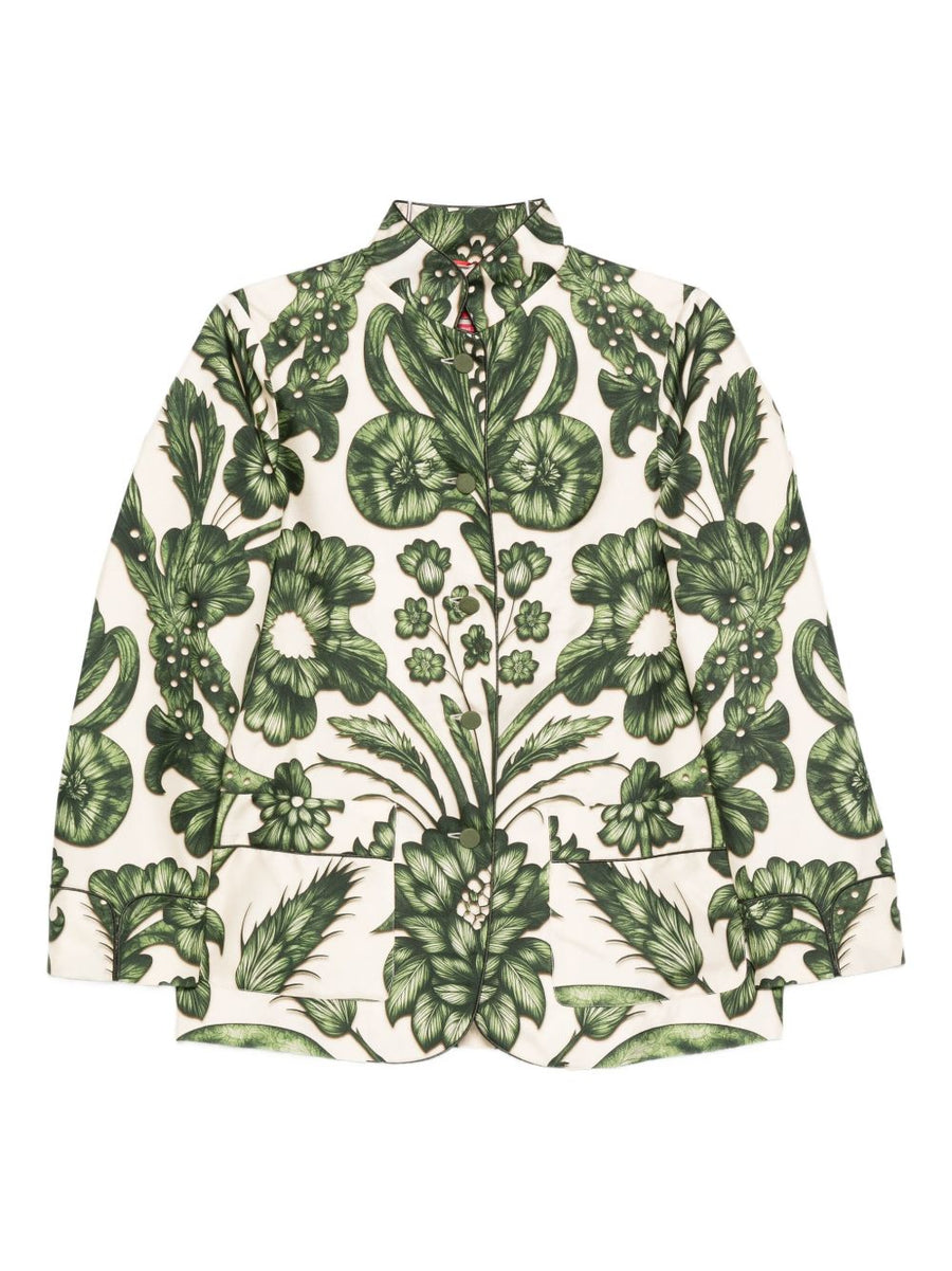 F.R.S . Printed silk shirt