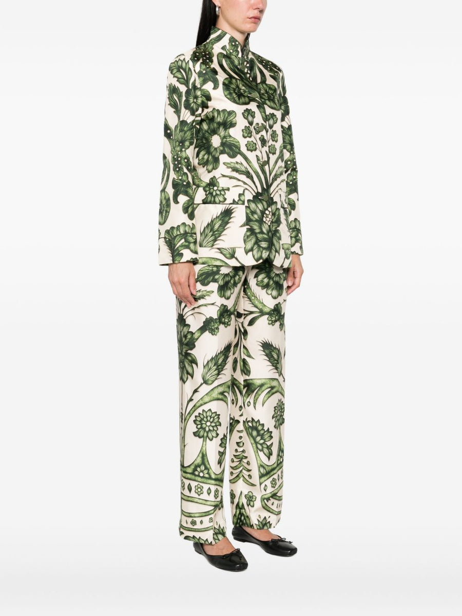 F.R.S . Printed silk shirt