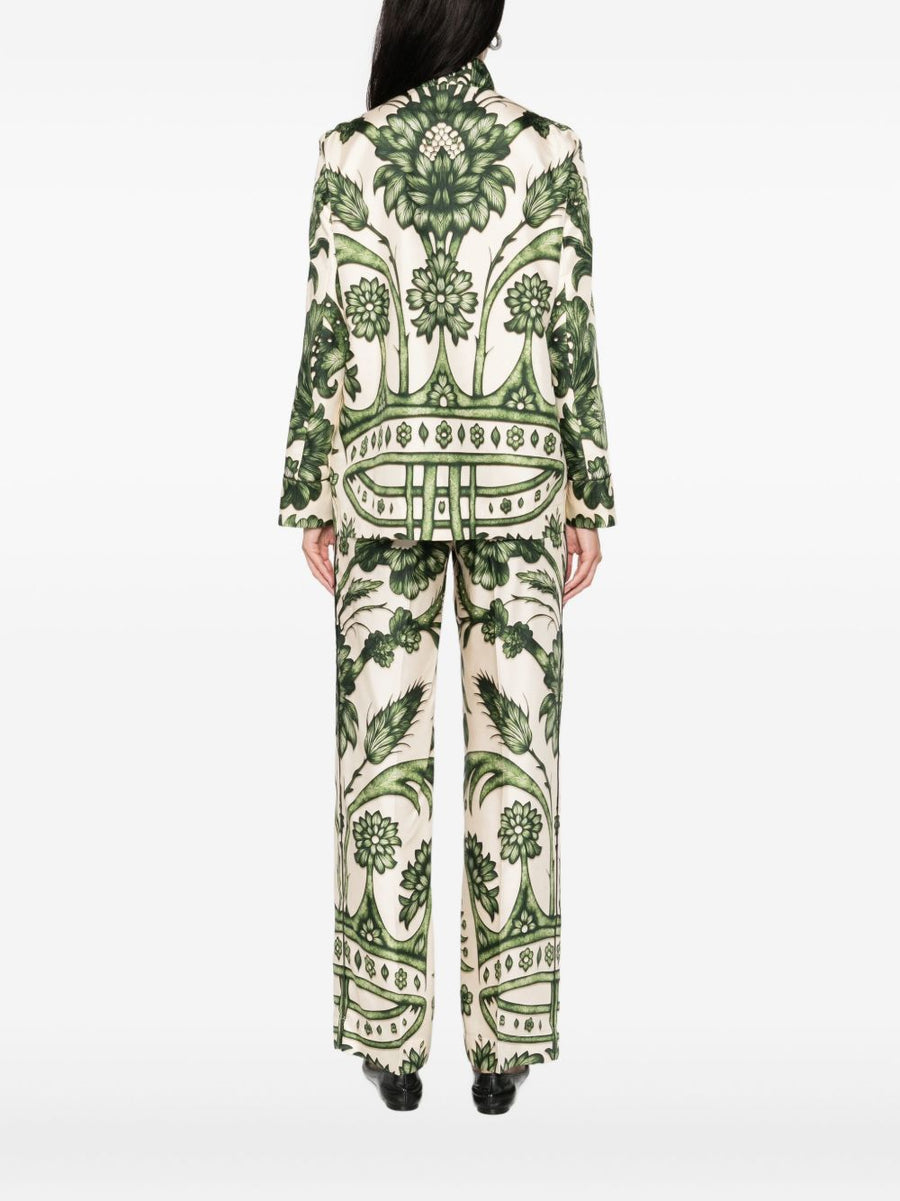 F.R.S . Printed silk shirt