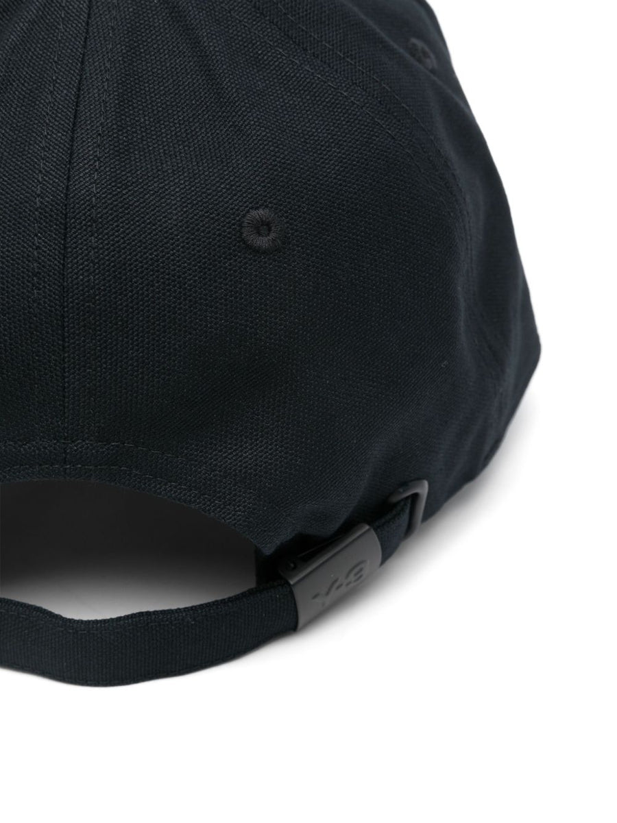Y-3 Baseball Cap For Men Adjustable Cotton Hat With Eyelet Vents Subtle Logo Everyday Streetwear