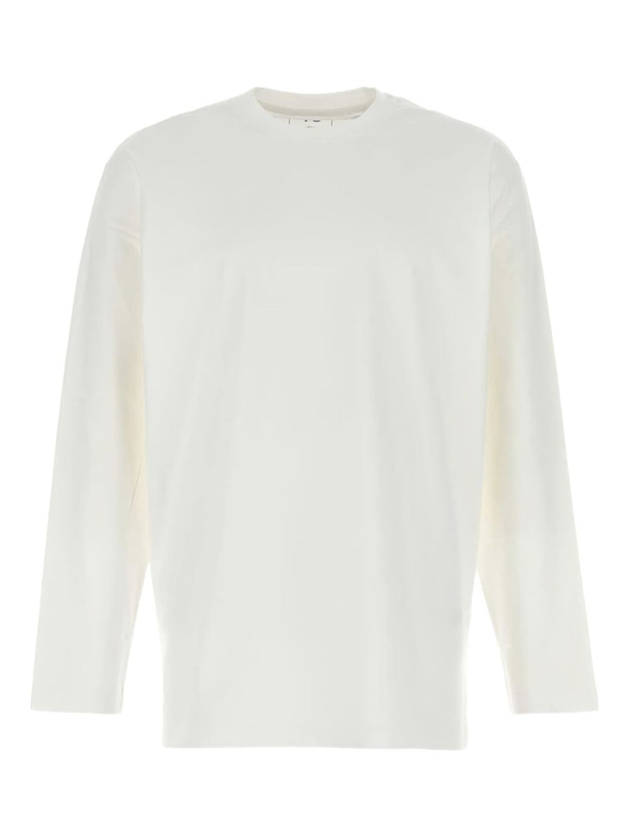 Y-3 Logo Cotton T Shirt For Men Premium Off White Graphic Print Signature Logo Iconic Everyday Wear