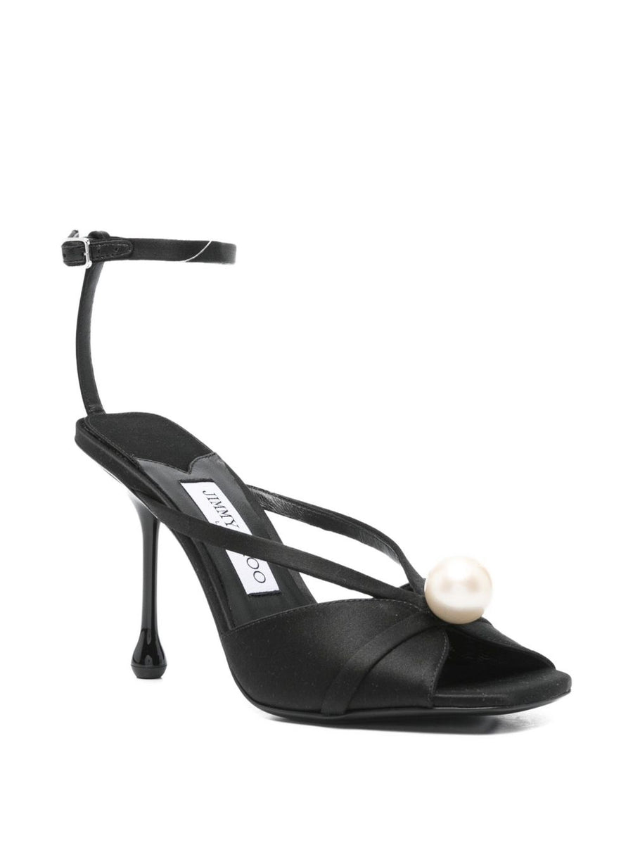 Jimmy Choo Siva Satin Sandals Open Toe for Women