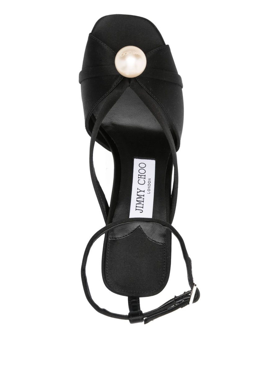 Jimmy Choo Siva Satin Sandals Open Toe for Women