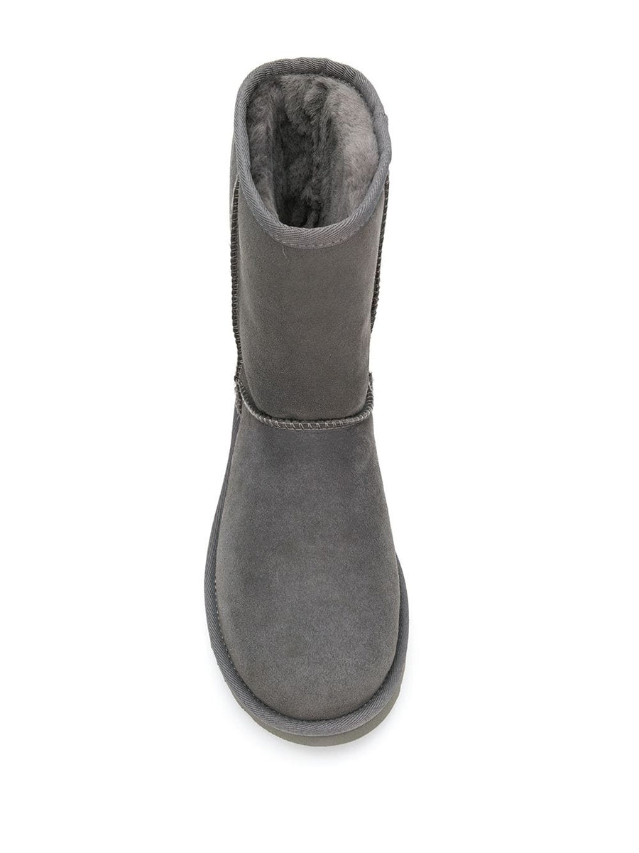 UGG Classic Short II Boots For Women Warm Grey Suede Leather Lining Durable Rubber Sole Timeless Comfort