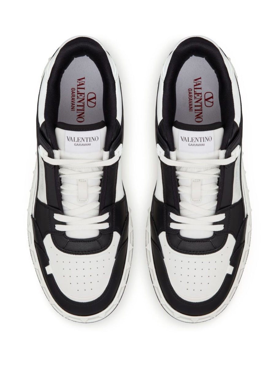 Valentino Garavani Freedots Low Top Sneaker Calfskin Leather Upper For Men Luxury Everyday Comfort