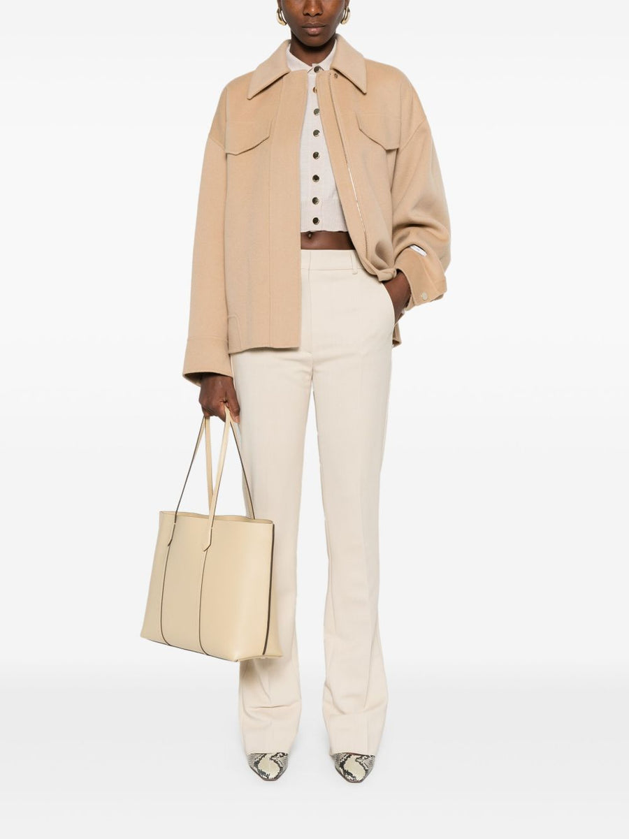Sportmax Pre Slim Trousers Ivory For Women All Day Stretch Comfort Tailored Workwear