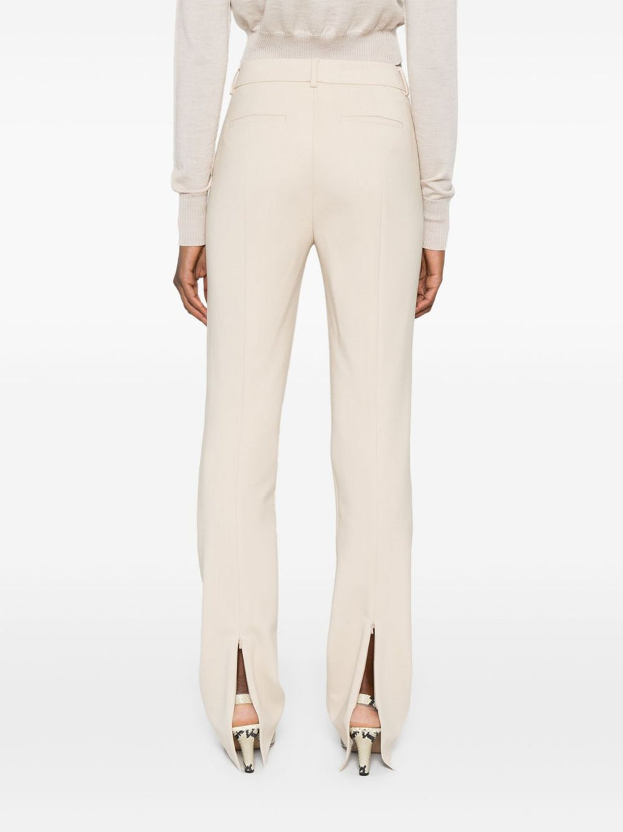 Sportmax Pre Slim Trousers Ivory For Women All Day Stretch Comfort Tailored Workwear