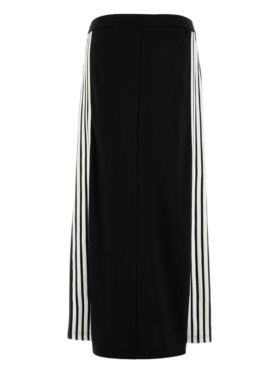 Balenciaga Striped Detail High Waist Cotton Long Skirt For Women Luxury Everyday Elegance Collection