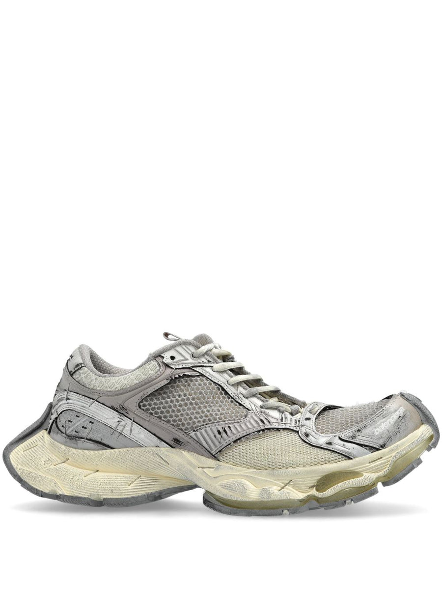 Balenciaga Stapler Sneakers Light Grey Breathable For Women