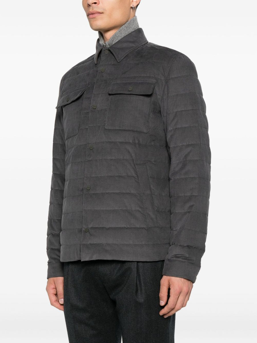 Herno Quilted Down Jacket For Men Premium Warmth Yet Versatile Outerwear With Classic Design