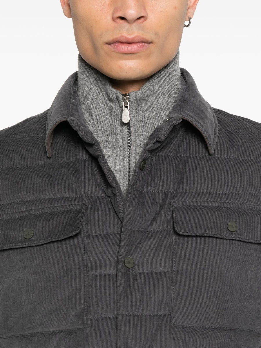 Herno Quilted Down Jacket For Men Premium Warmth Yet Versatile Outerwear With Classic Design