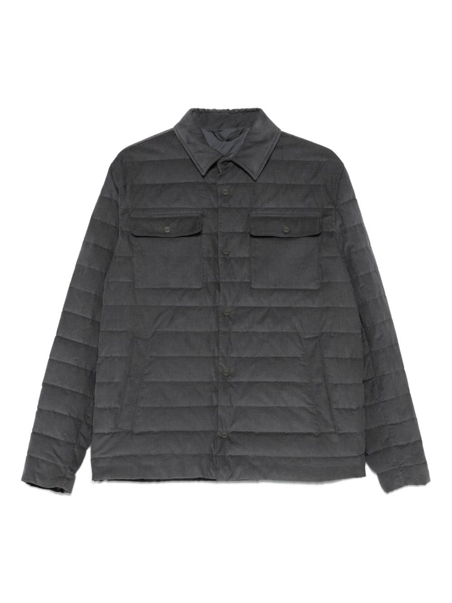 Herno Quilted Down Jacket For Men Premium Warmth Yet Versatile Outerwear With Classic Design