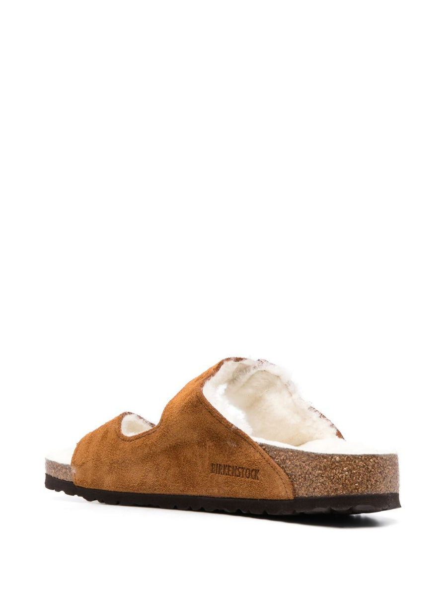 Birkenstock Arizona Shearling Sandals For Women With Narrow Width And Plush Warm Lining