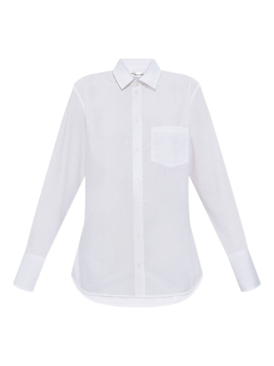 Victoria Beckham Organic Cotton Shirt For Women With Crisp Timeless Style And Premium Workwear