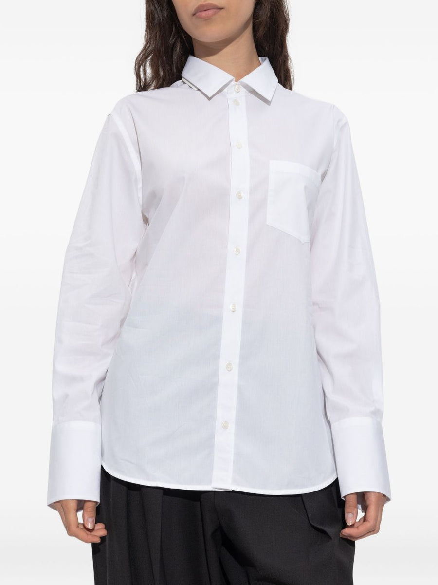 Victoria Beckham Organic Cotton Shirt For Women With Crisp Timeless Style And Premium Workwear