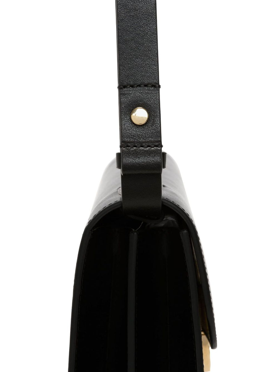 Victoria Beckham Dorian Bag In Smooth Leather Magnetic Foldover Closure For Women Timeless Luxury Shoulder Bag