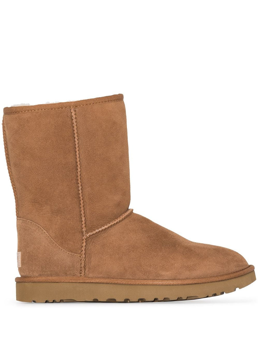 UGG Classic Short II Boots For Women Timeless Warmth And Slip On Comfort Leather Lining Treadlite