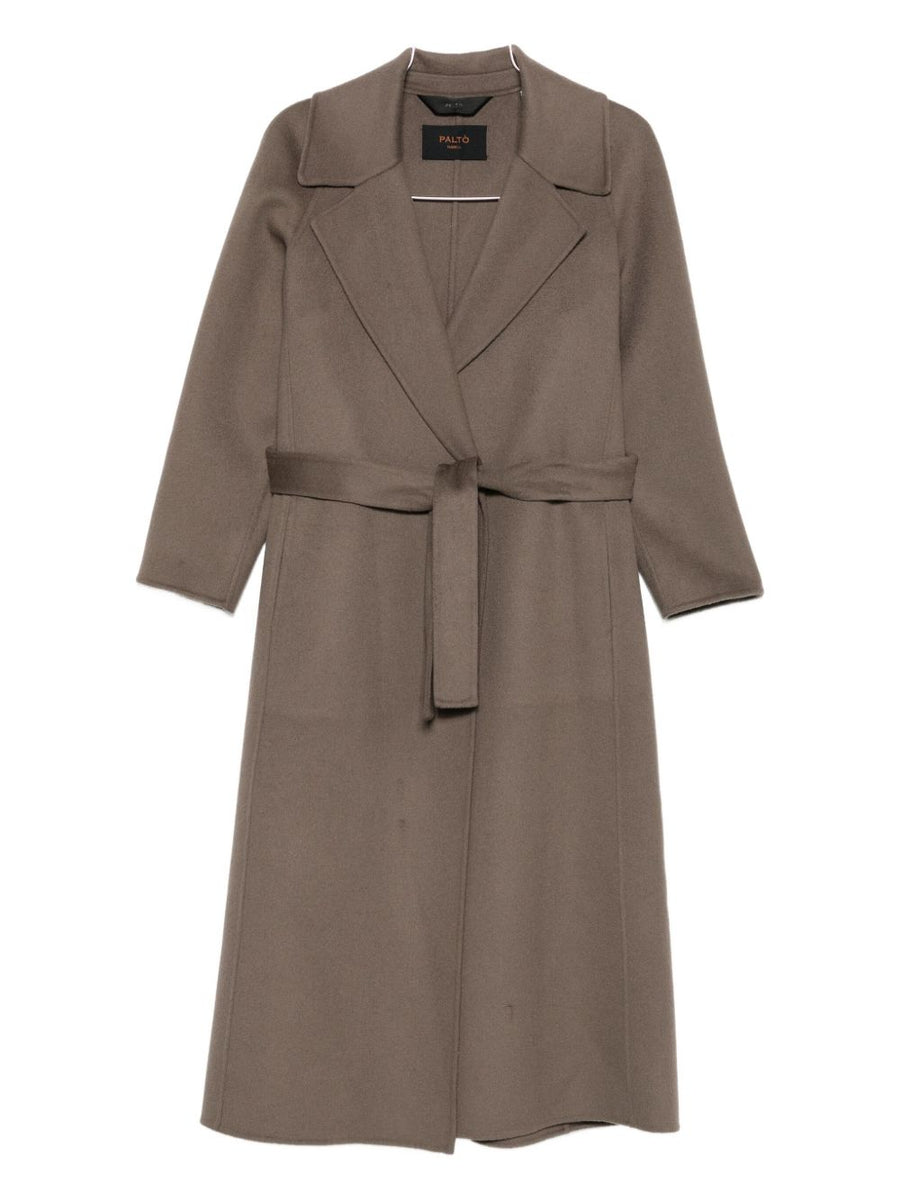Paltò Paola Wool Coat For Women With Wrap Belted Waist Timeless Versatile Warmth Fall Winter 2025