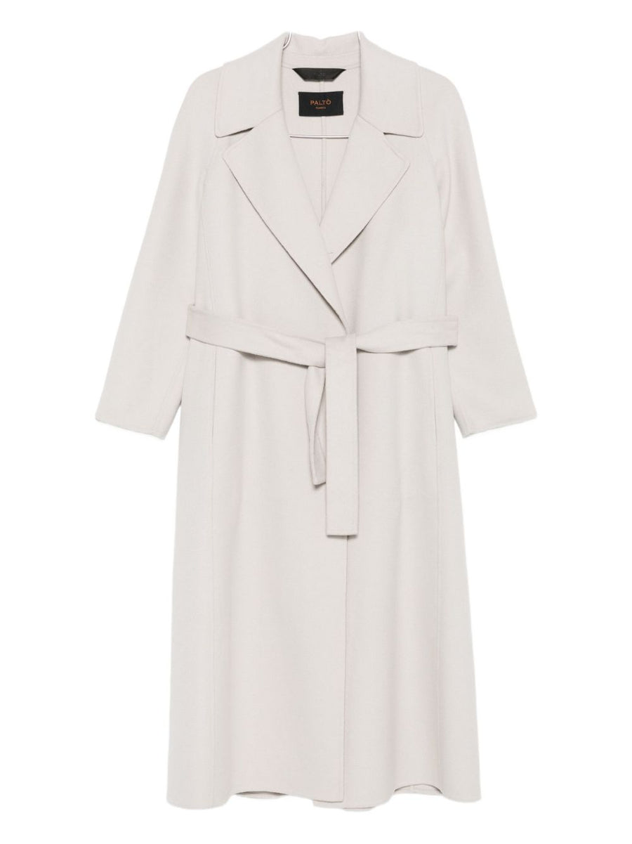 Paltò Paola Wool Coat for Women Cream Luxurious Warmth, Timeless Tailoring, Everyday Wear