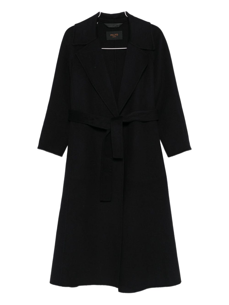 Paltò Paola Wool Coat for Women 100 Percent Wool A Line Silhouette Timeless Luxury Outerwear