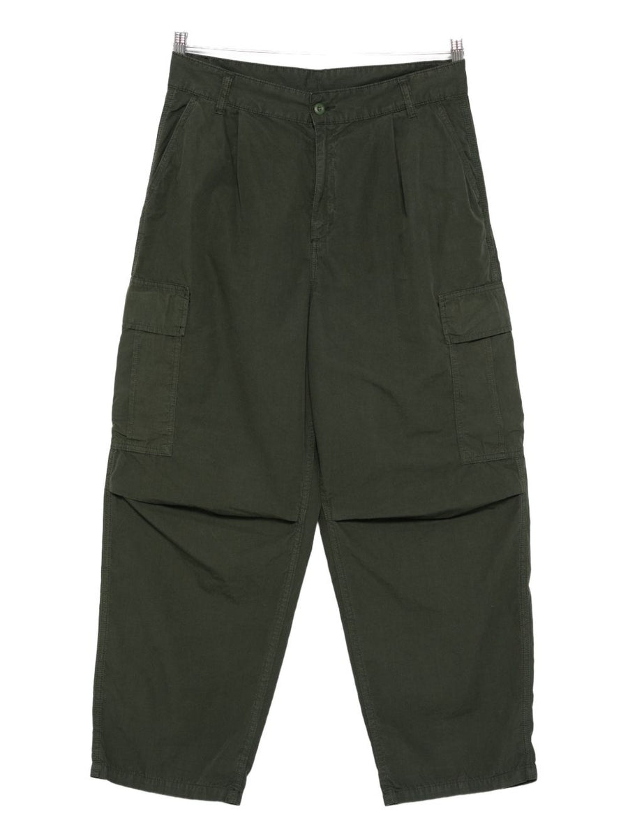 Carhartt WIP Pre Cole Cargo Trousers For Men Rugged Durable Cotton Workwear Olive Green