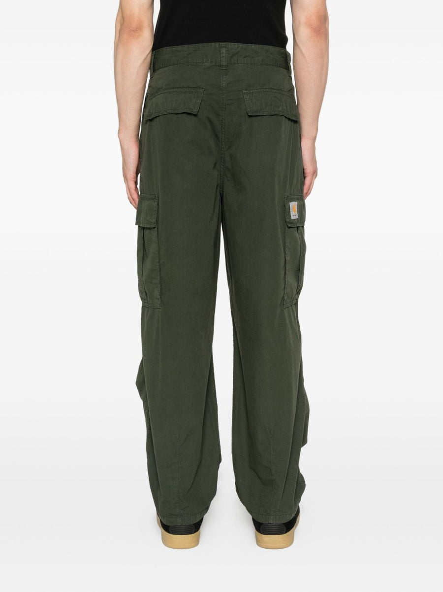 Carhartt WIP Pre Cole Cargo Trousers For Men Rugged Durable Cotton Workwear Olive Green