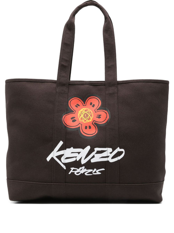 KENZO FUTURA Kenzo x Futura 2000' large tote bag 'Kenzo Utility' in canvas