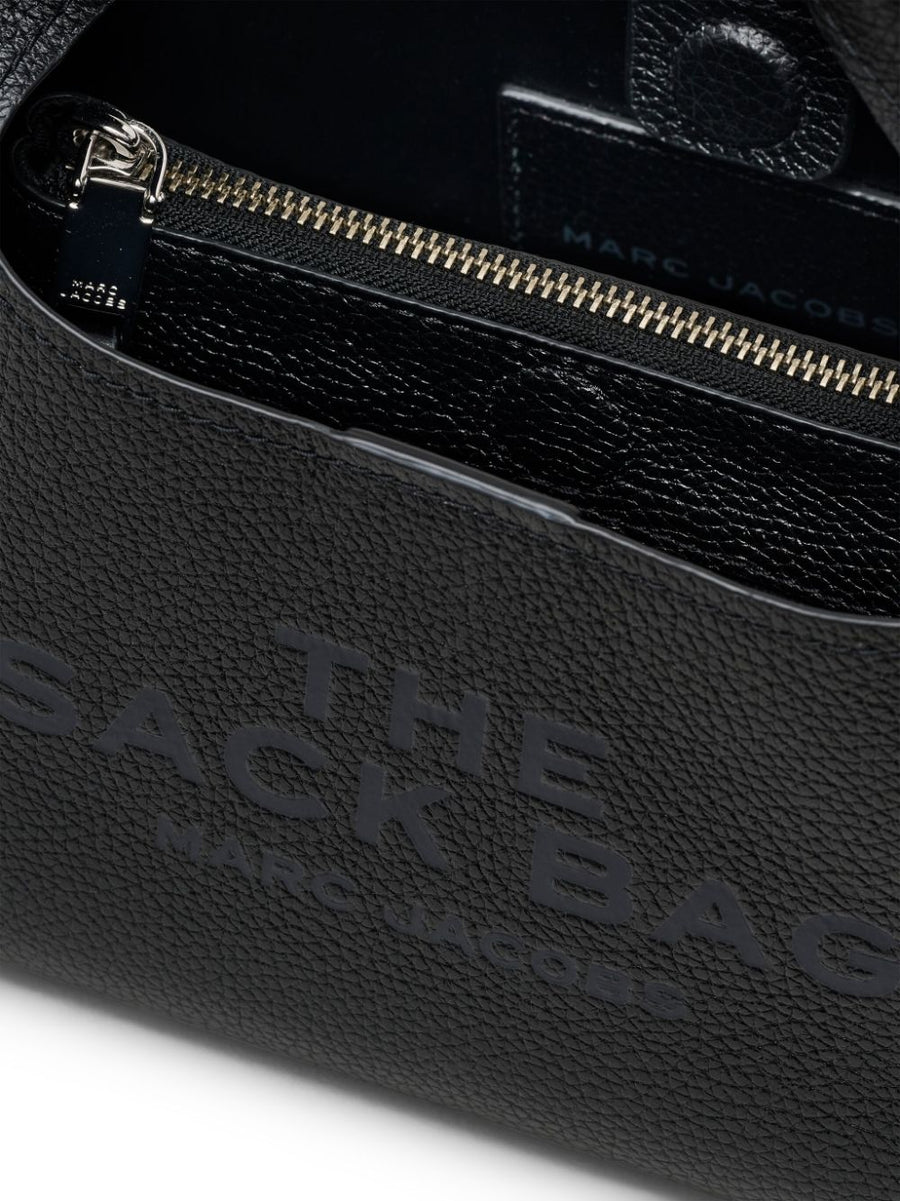 Marc Jacobs The Sack Bag Tote Leather Debossed Logo For Women Luxury Everyday Elegance