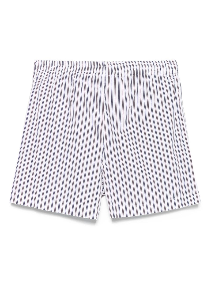 Striped Cotton Shorts By The Attico For Women With Elastic Waistband And Luxurious Comfort