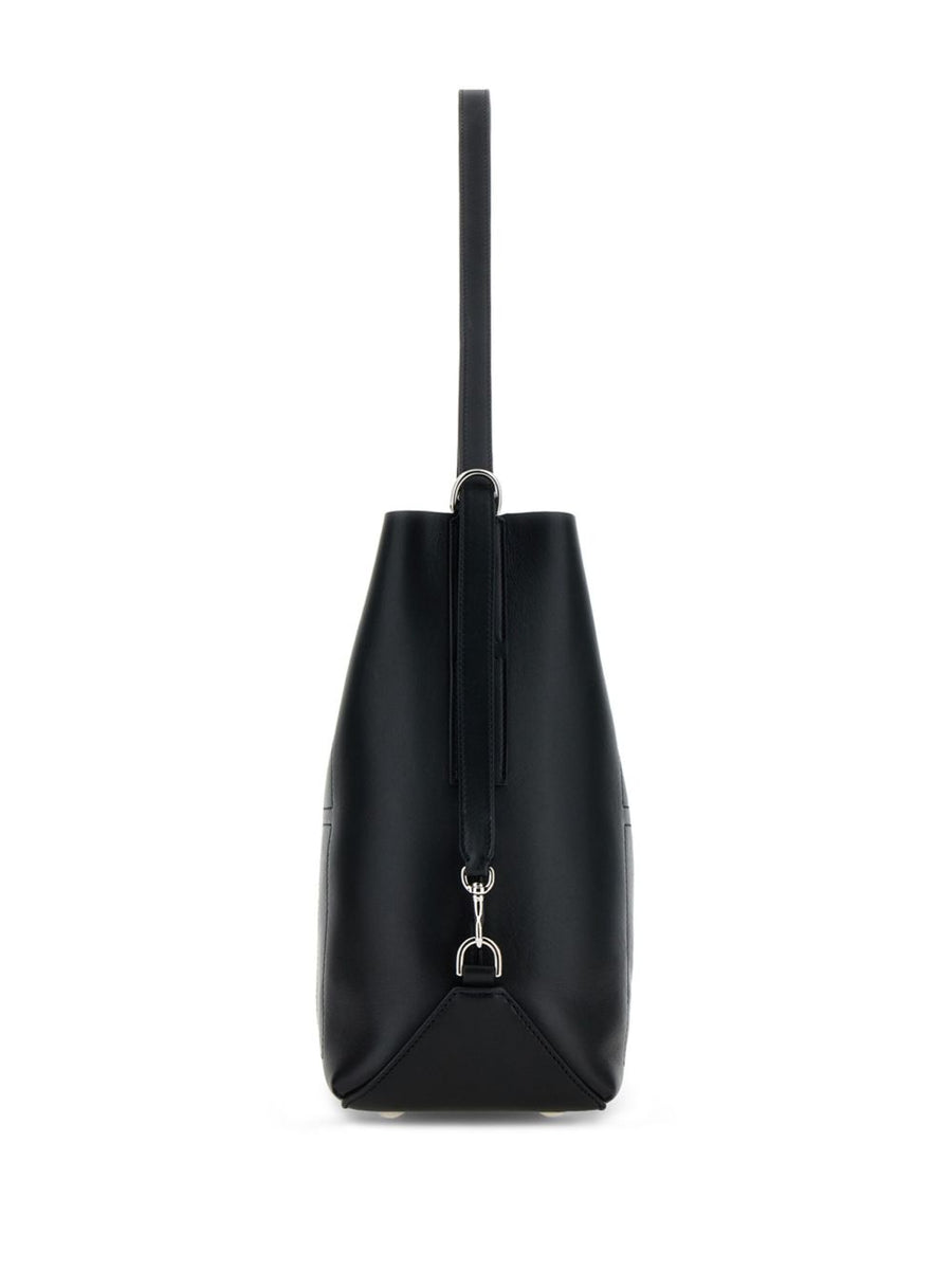 Hogan Pre Hocket Hobo Bag Medium Women Calf Leather Magnetic Closure Removable Pouch Everyday Elegance