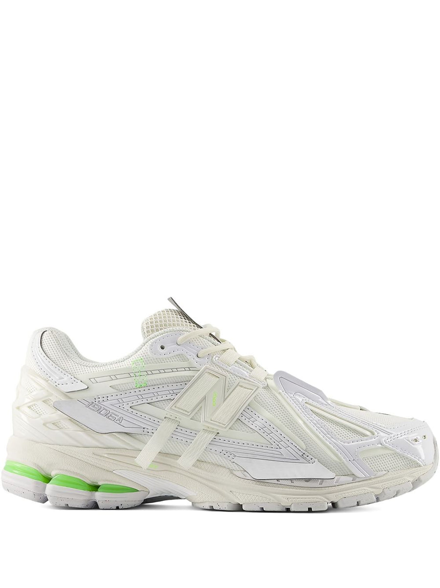 New Balance 1906 Sneakers White Fabric Upper Unisex Comfort Front Lace Up Logo Panels Premium Authentic