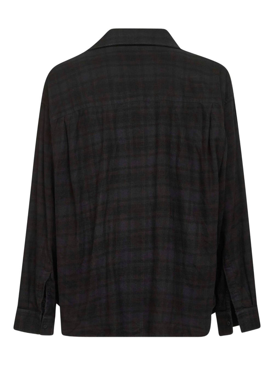 Balenciaga Layered Cotton Shirt For Men With Layered Construction And Versatile Fall Winter Style