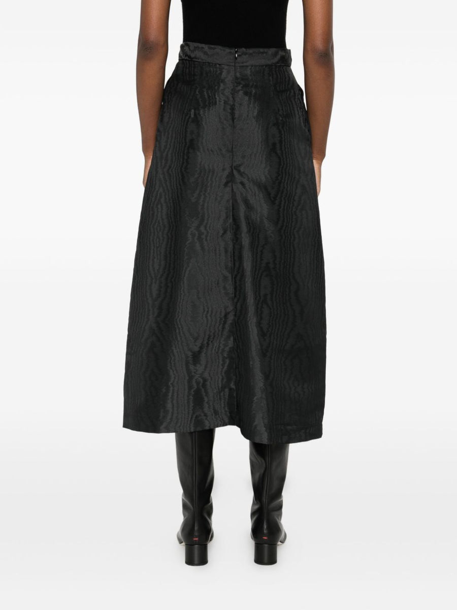 Lunatica Milano A Line Skirt For Women Timeless Versatile Luxury Workwear In Black