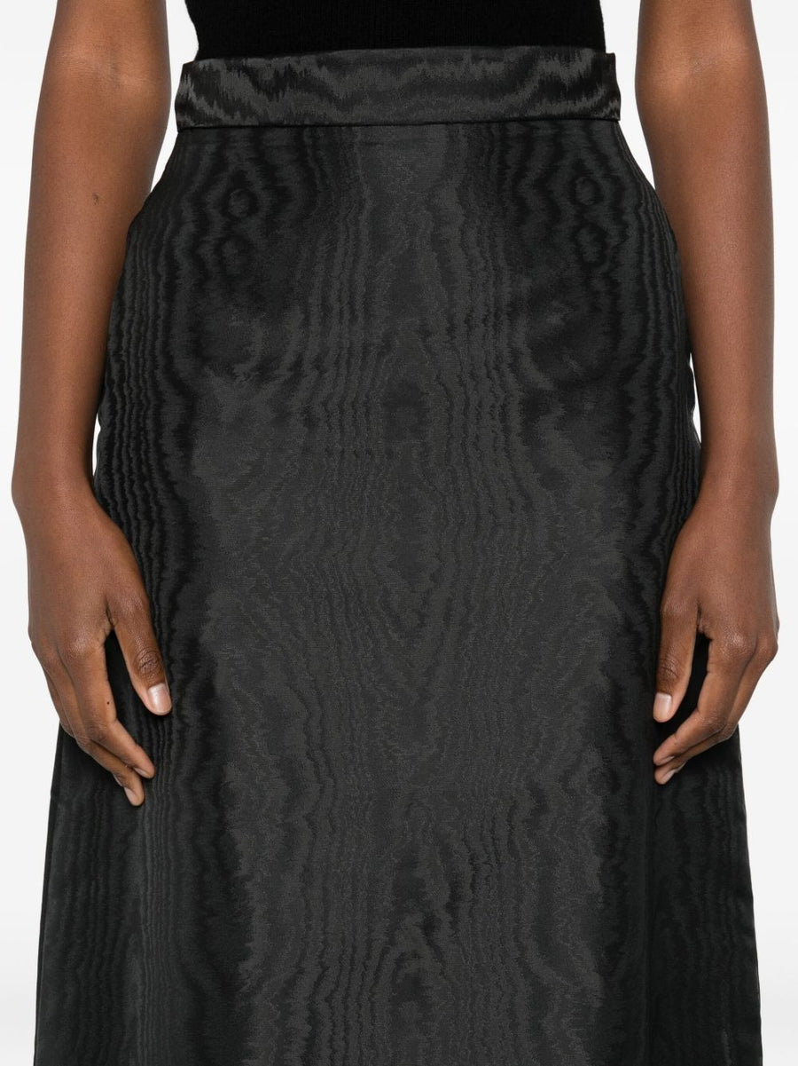 Lunatica Milano A Line Skirt For Women Timeless Versatile Luxury Workwear In Black