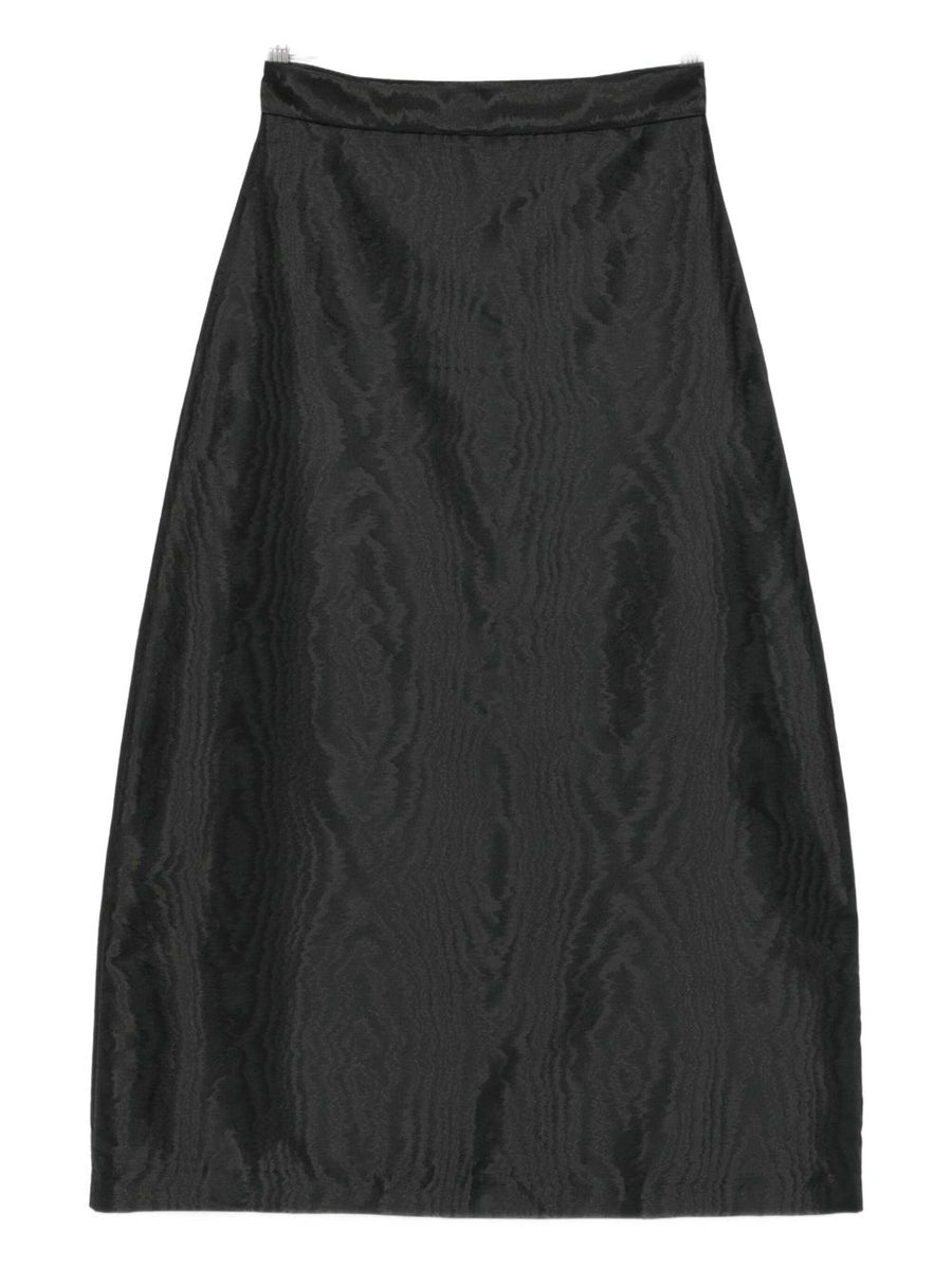 Lunatica Milano A Line Skirt For Women Timeless Versatile Luxury Workwear In Black