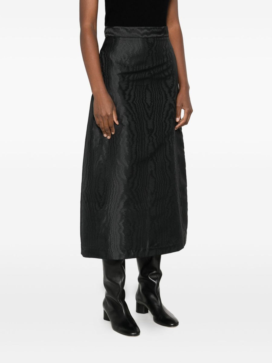 Lunatica Milano A Line Skirt For Women Timeless Versatile Luxury Workwear In Black