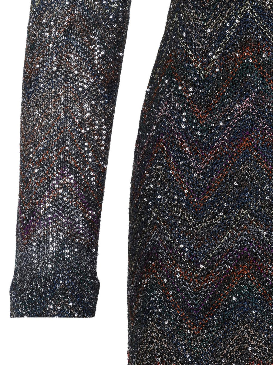 Missoni V-necked short dress