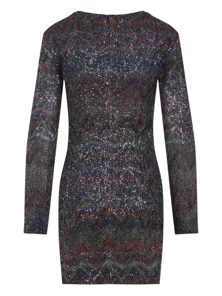 Missoni V-necked short dress