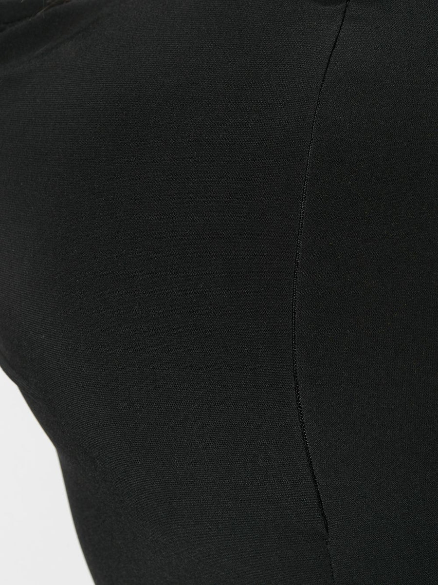 Norma Kamali Turtle Neck Sweater for Modern Women - Slim Fit, Concealed Rear Zip, Luxe Black Top
