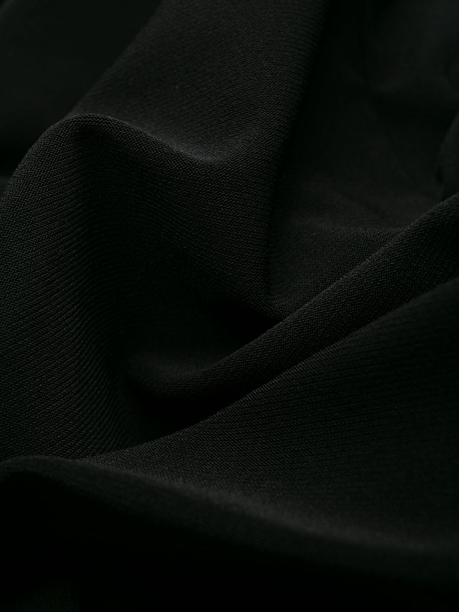 Norma Kamali Turtle Neck Sweater for Modern Women - Slim Fit, Concealed Rear Zip, Luxe Black Top