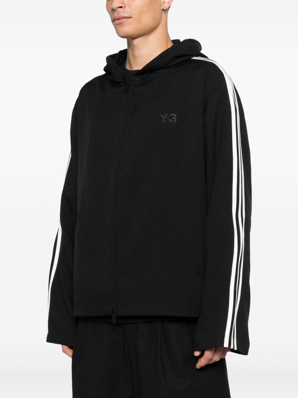 Y-3 Logo zipped blouson jacket