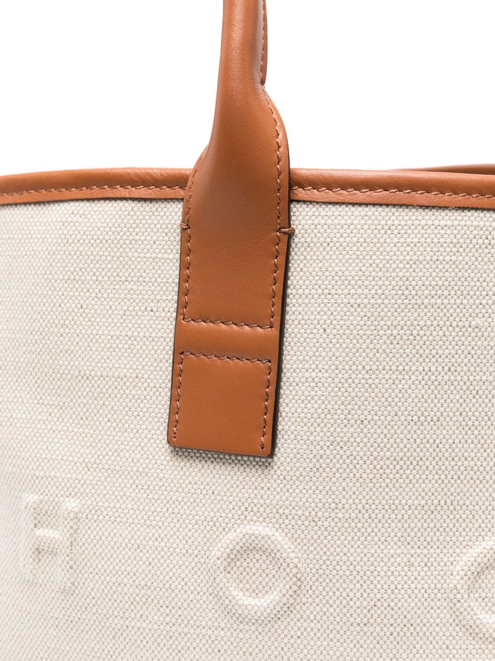 Hogan Pre Small Script embossed-logo tote bag