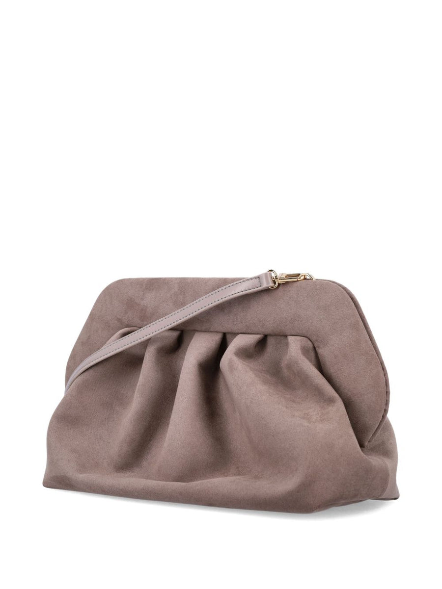 Themoire Bios Pleated Clutch Bag For Women Eco Friendly Evening Accessory Green Luxurious